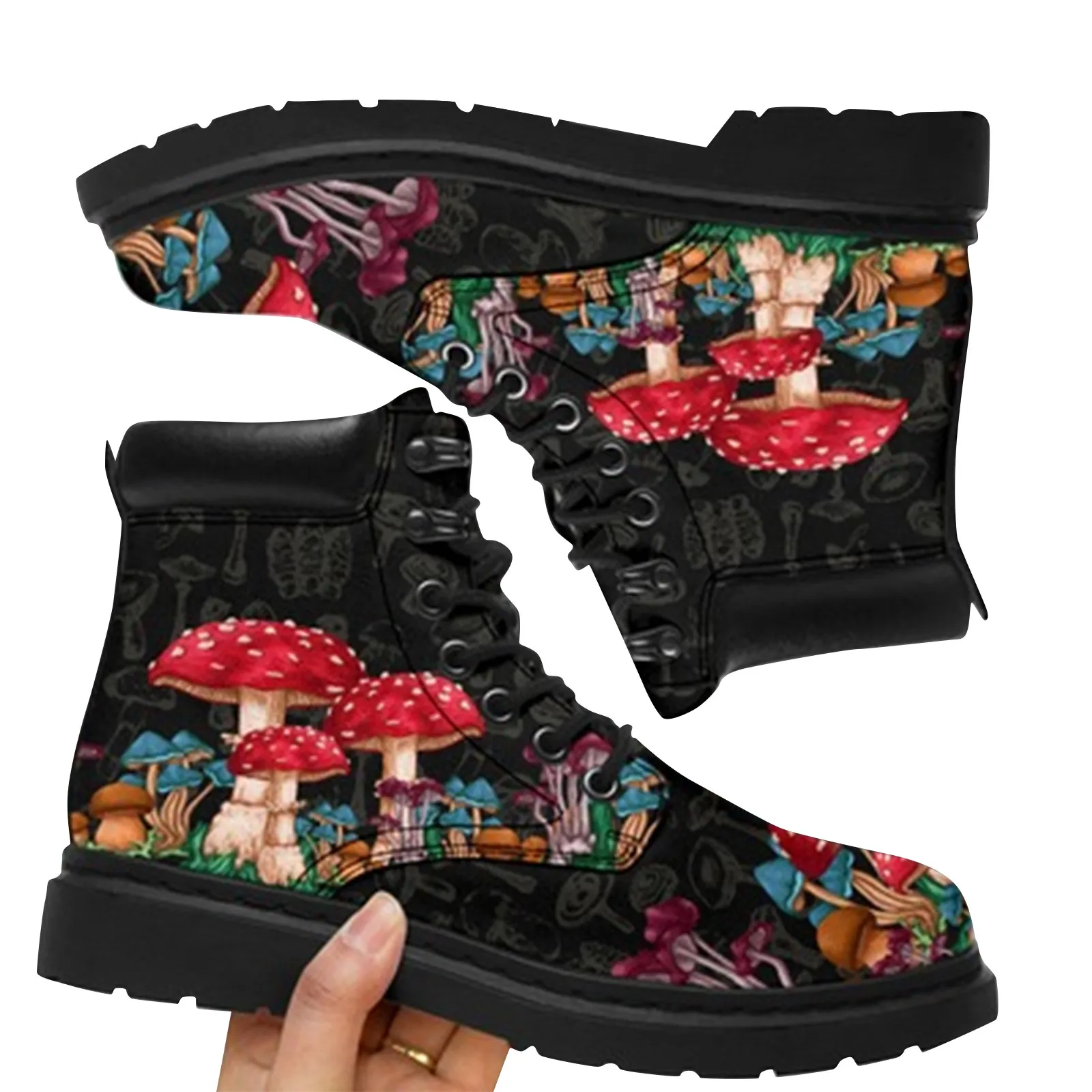 1pc Boots Womens Shoes Winter And Autumn  And Flower Boots Short Boots Halloween Decoration Suministros Para Fiestas