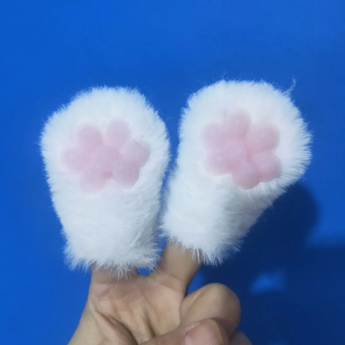 

Перчатки для кукол, 1 пара, 1/4 BJD, в виде лап животных, белые кошачьи лапки, маленькие плюшевые аксессуары, украшения для фото, бесплатная доставка