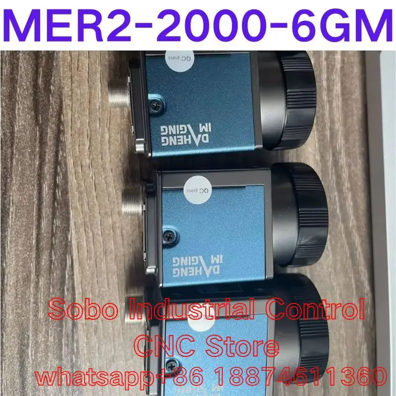 Second-hand tested OK  Industrial Camera,MER2-2000-6GM  Fast Shipping