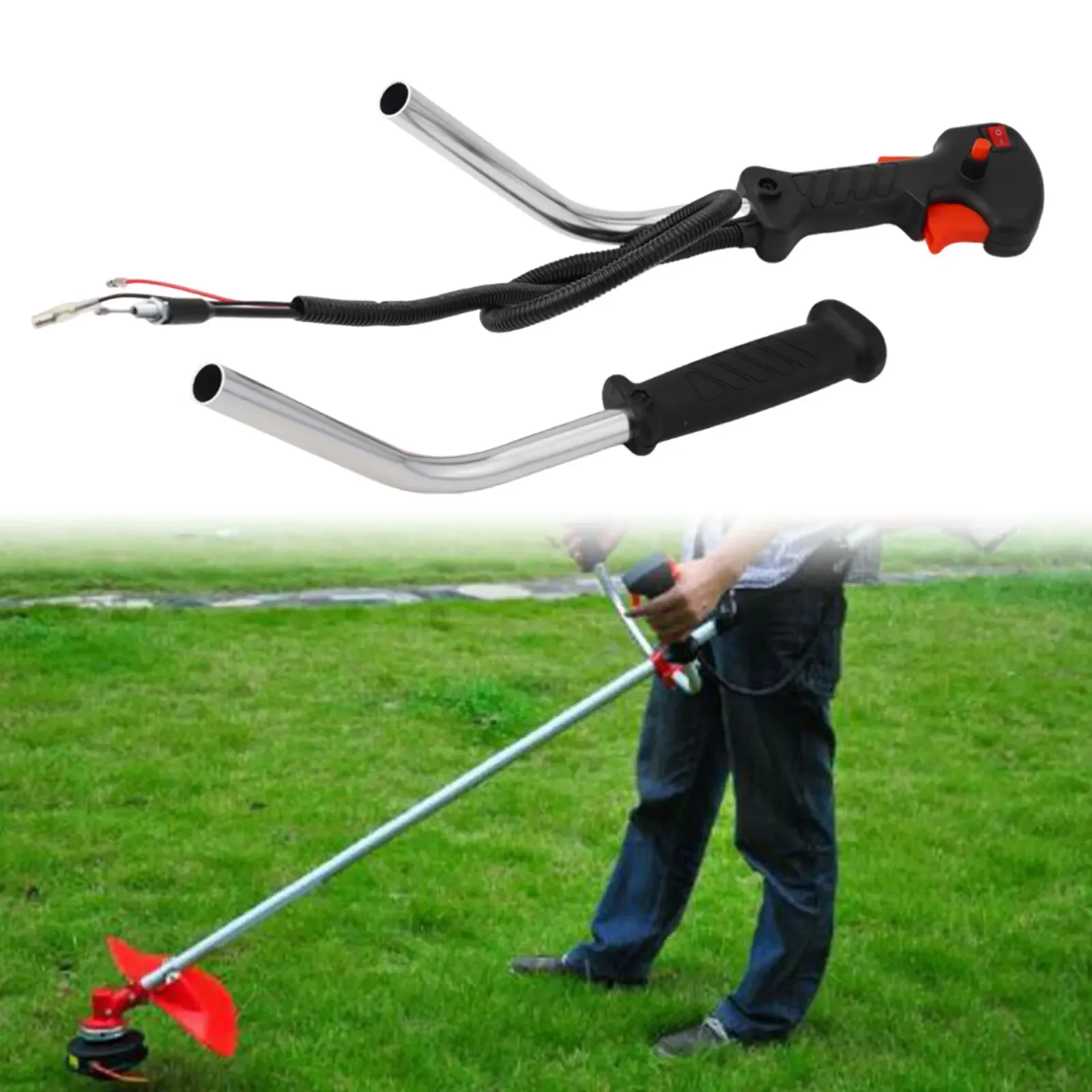 Convenient And Functional Brushcutter Trimmer Control Tube Handle Switch, Throttle Trigger Cable, Easy To Use Convenient