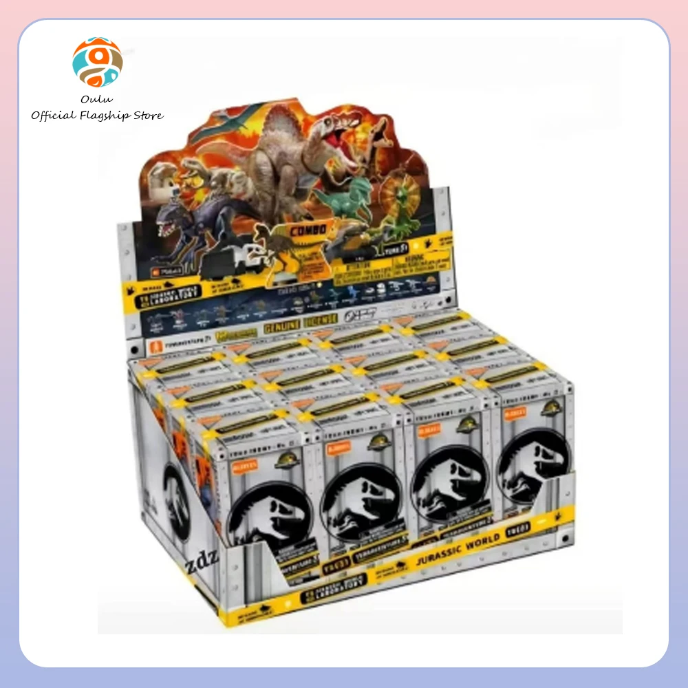 

New Genuine Blokees Jurassic Dinosaur Vol.3 Blind Box Ornament Assembled Toy Dinosaur Anime Figures Jurassic Mystery Box
