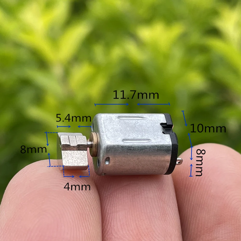 Mini M10 Vibration Motor DC 3V 3.7V 5V Eccentric Vibrator Tungsten Steel Eccentric Wheel Beauty Instrument Massager Sticker