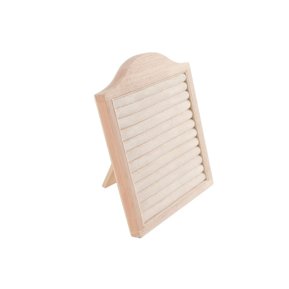 

Vertical Wooden Jewelry Tray Large Capacity Standing Jewelry Organizer Rings Earrings Jewelry Display Holder Jewelry Storage