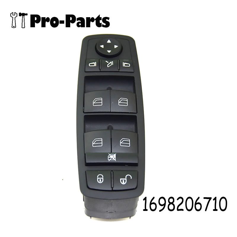 

New Electric Power Window Control Switch 1698206710 A1698206710 for Mercedes-Benz B-Klasse W245 W169 A-Klasse R350 GL350 GL450