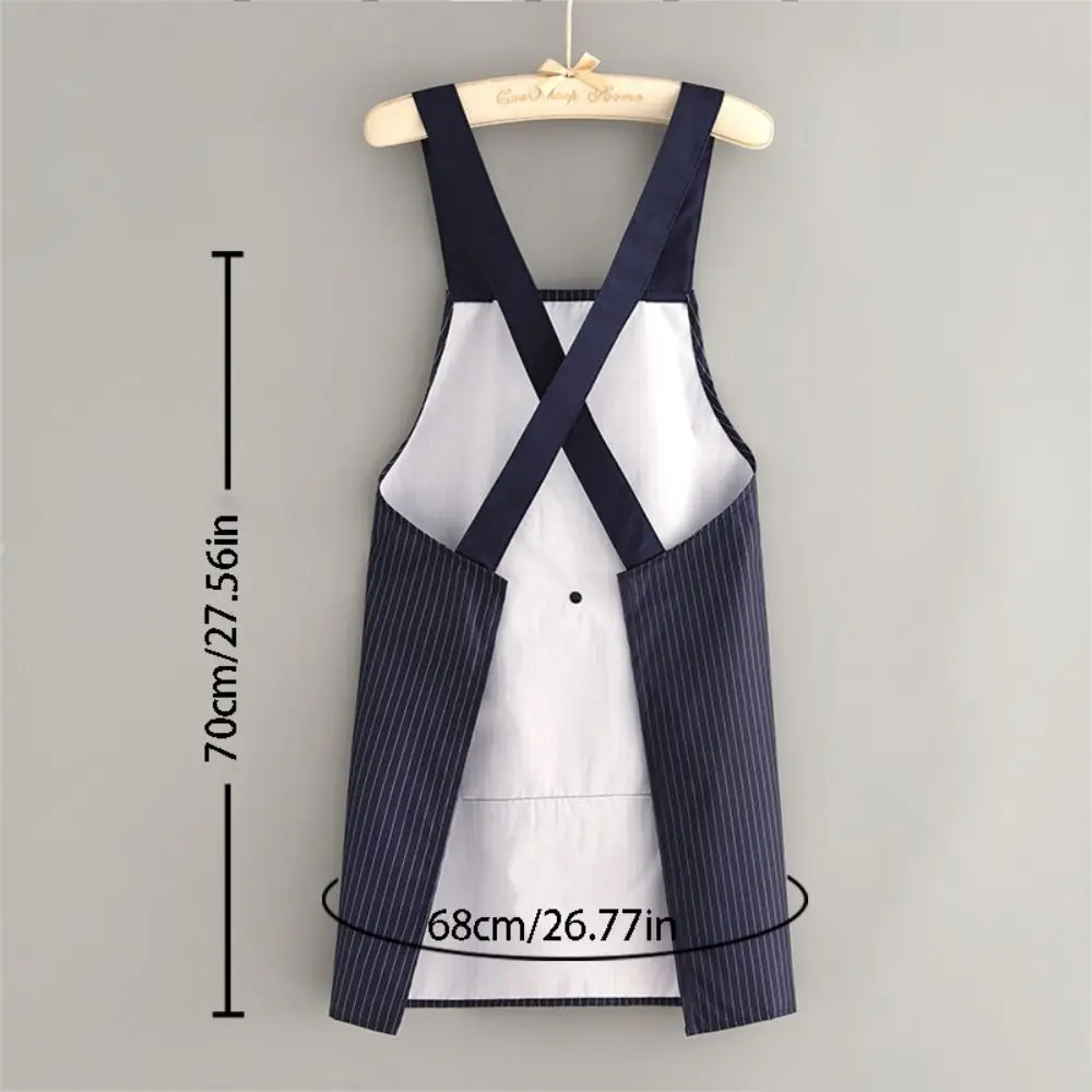 Waterproof Kitchen Cooking Apron Stain-proof Breathable Household Work Apron Protective with Detachable Towel