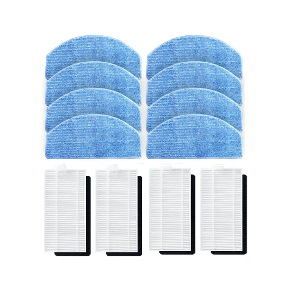 Paño de mopa con filtro Hepa para G8000/G8000 Pro / G20/G20 Pro, repuestos de aspiradora, 12 Uds.