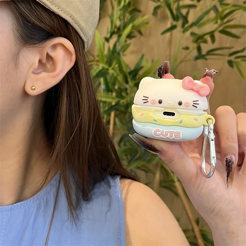 

New Cute Cartoon Earphone Case For Xiaomi Redmi Buds 6 Active Wireless Headset Soft Silicone Protective Cover For Xiaomi Air4 SE