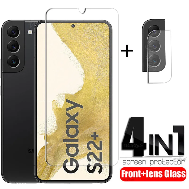 For Samsung Galaxy S22 Plus Glass For Samsung S22 Plus Glass Camera Lens 9H Screen Protector For Samsung S22 Plus Tempered Glass