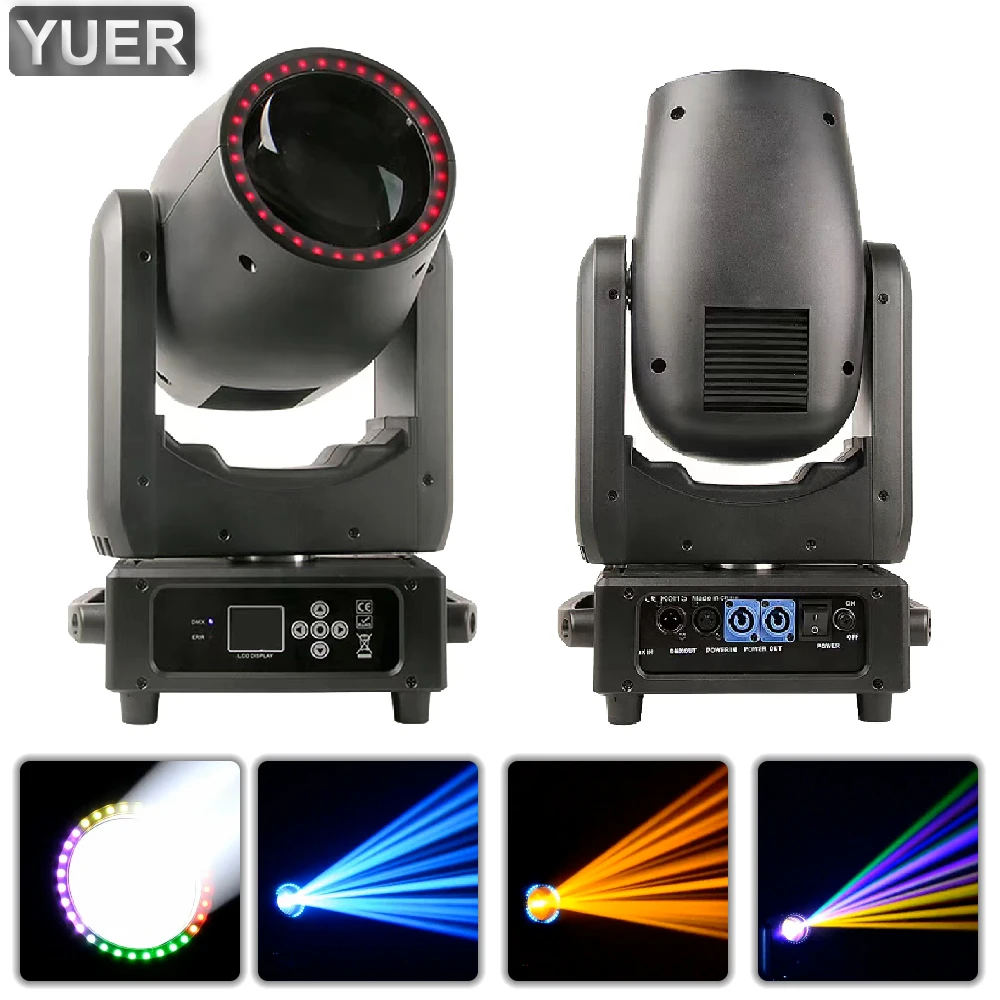 

NEW 300W LED Aperture Strobe Zoom Beam Moving Head Light DMX512 23CH Pattern DJ Disco Stage Wedding Music Bar Party Indoor Show