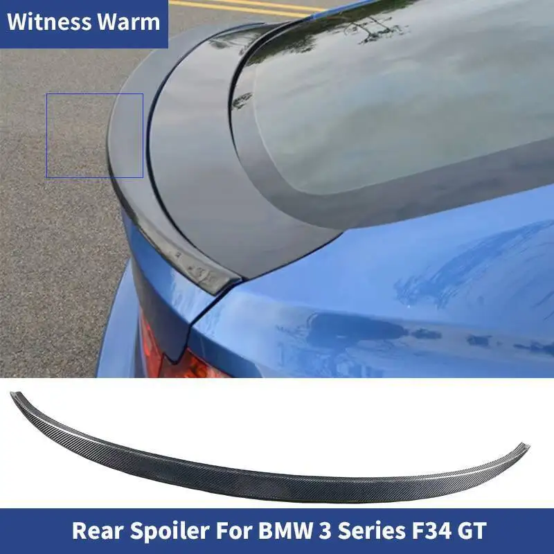 

Задние крылья из углеродного волокна GT, спойлер для губ багажника для Bmw 3 серии F34 Gt, комплект кузова автомобиля