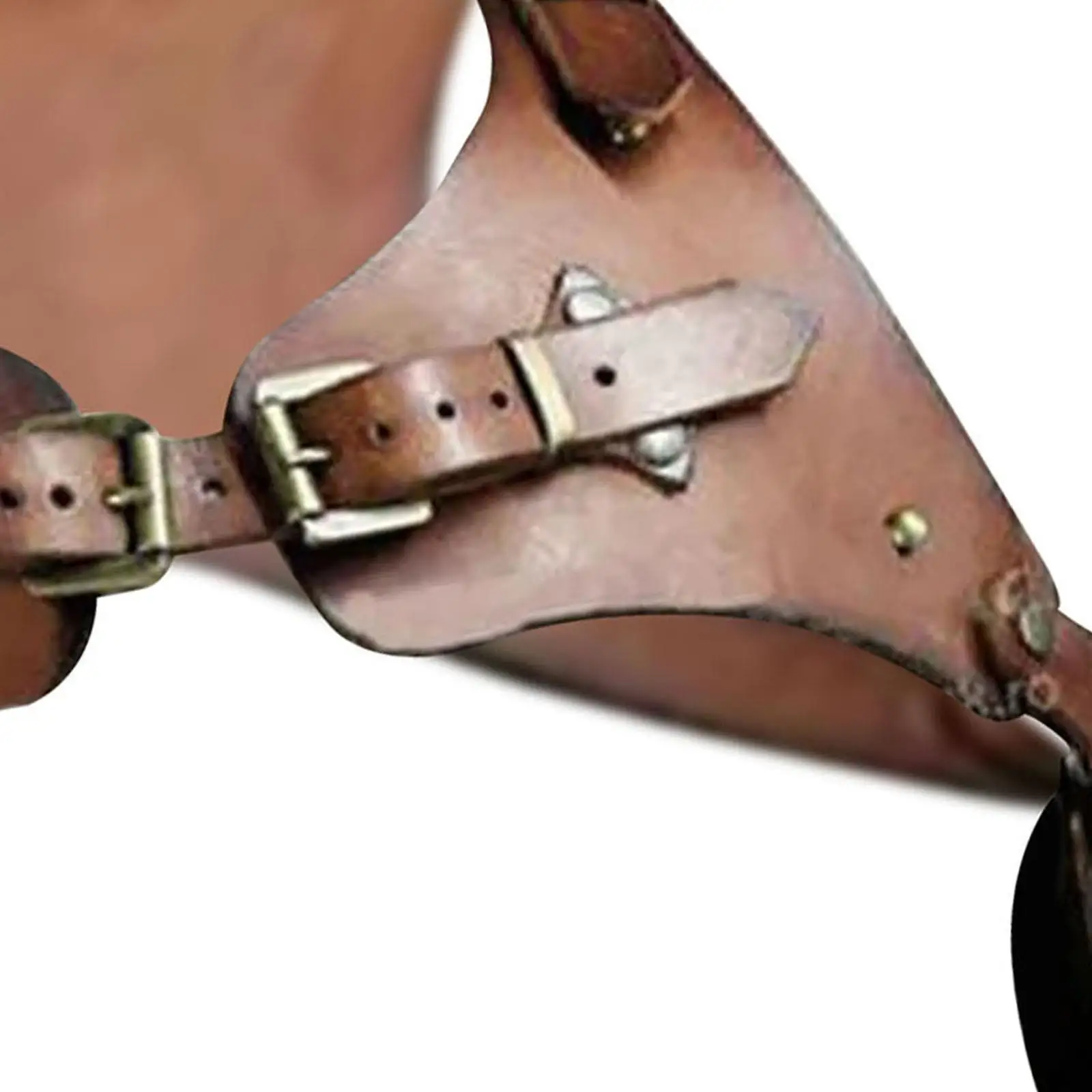 Harnais de poitrine Steampunk en cuir PU pour Faire Renaissance Halloween