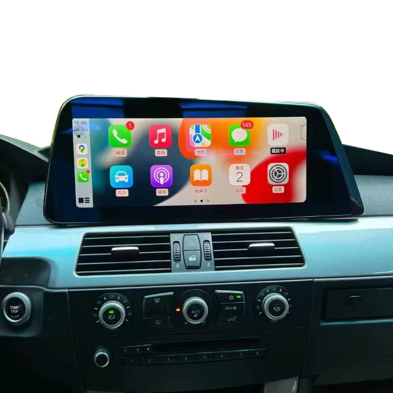 10.25 Inch Android Car Dvd Player Touch Screen Radio Gps Navigation Carplay for Bmw 5 Series E60 2005-2010