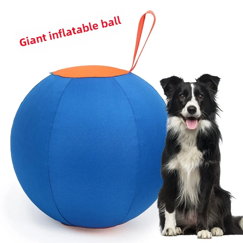 2024 Large Inflatable Toy Ball Big Dog Self-Hi Training Side Shepherd Golden Retriever Satsuma Alaskan Shiba Inu Corgi