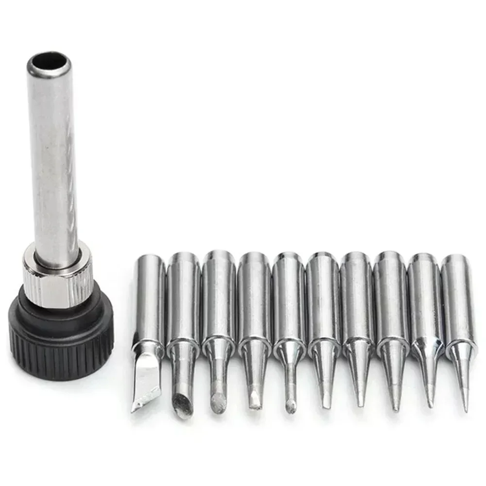 13pcs Soldering Iron Tips 900M-T For 907 933 926 937 928 94 Station Tool  Power Tools Welding Soldering Handle Adapter