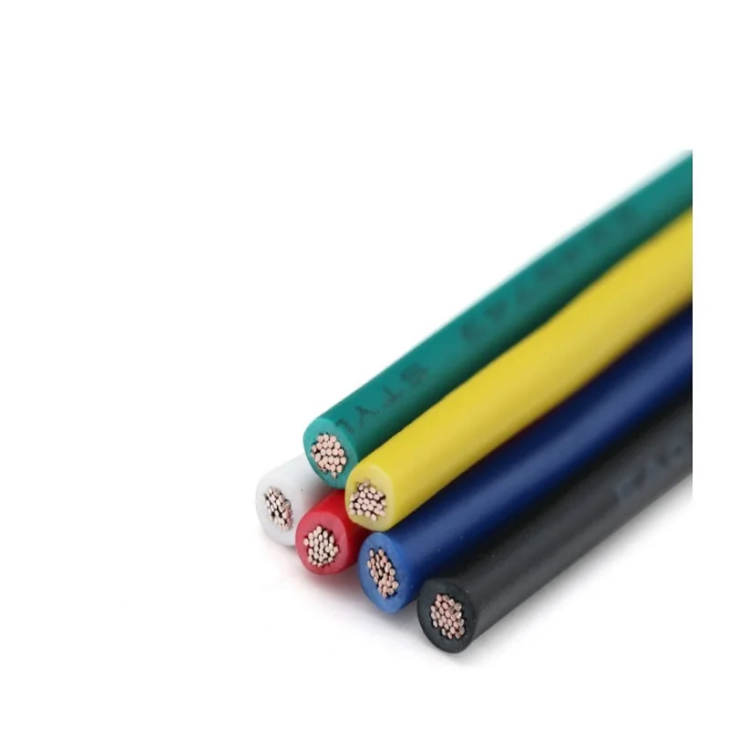 2M UL1007 PVC Tinned Copper Wire Cable 16/18/20/22/24/26/28/30 AWG DIY Home Repair Cable