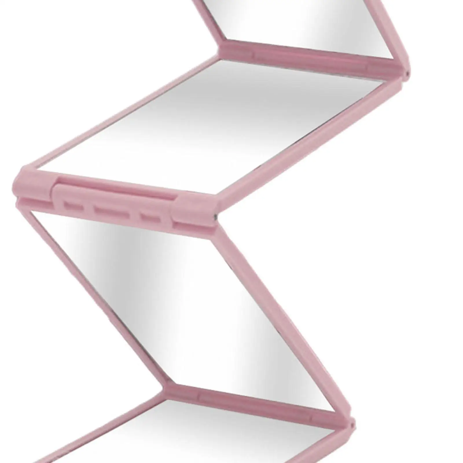 Foldable Makeup Mirror Compact 4 Ways Mirror Self Haircut Mirror for Men Women Handbag Hair Cuting Styling Vehicle Maintenance