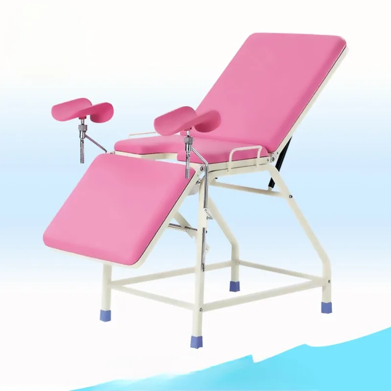 Epoxy coated stainless steel frame women obstetrician delivery doctor examination table chair bed delivery bed