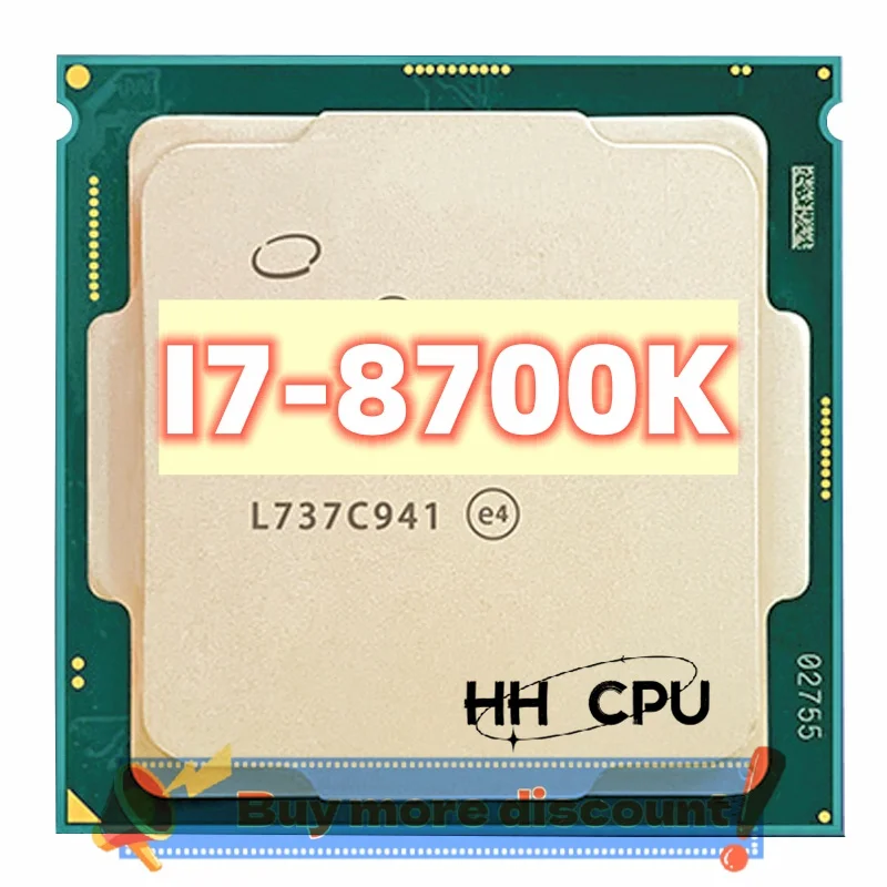 

Core i7-8700K i7 8700K 3,7 GHz б/у шестиядерный 12-поточный Процессор 12M 95W LGA 1151