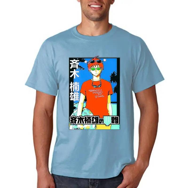 

Saiki Kusuo No Psi-nan Print T Shirts Women Oversize Loose O Neck Clothes Punk Vintage Cute T-shirts Summer Cool Female Clothes