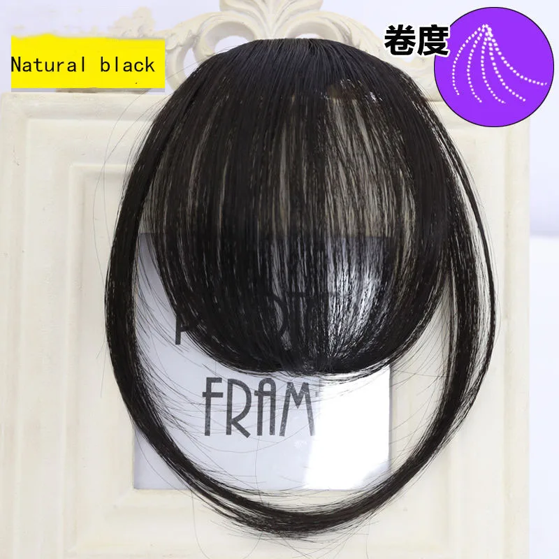 Natural Forehead Ins Hair Fake Fringes Air Bangs Wig Female Piece Fiber Good wig Styling Accessorie hair toppers for women