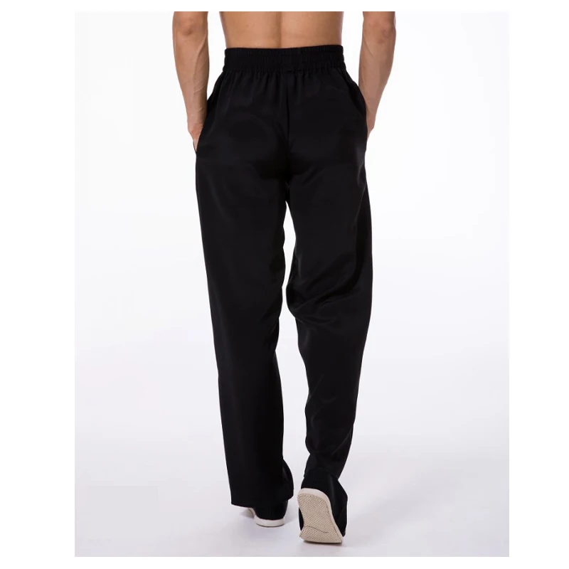 Fengbaoyu Natural Silk Men's Loose-Sleeved Casual Pants Comfortable, Soft Loose Lightweight, Cool and Refreshing Spring Summer