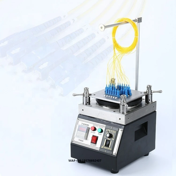 Cable Patchcord Connector Grinding Grind Patch Cords Polish Optical Polisher Fiber Optic Foursquare Pressure Polishing Machine