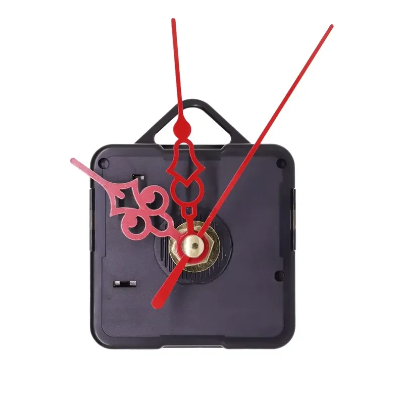 Professional Quartz Wall Clock Movement DIY Repair Tool Accessory Kit with Red Hands Practical Replacement Parts