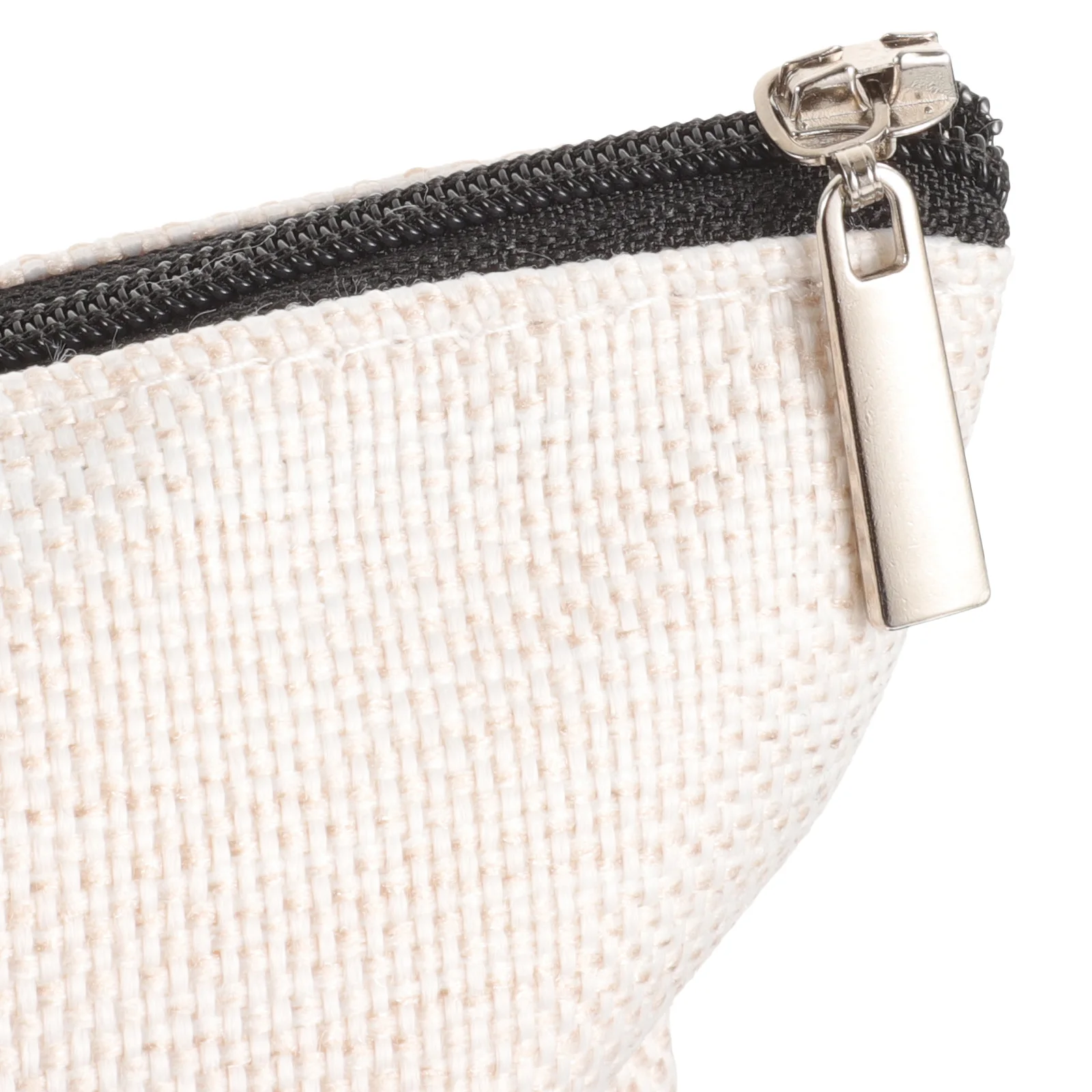 

Zipper Pouch Travel Cosmetics Makeup Storage Organizer For Women Lightweight Portable Cotton Linen Material Toiletry Bag For Gym