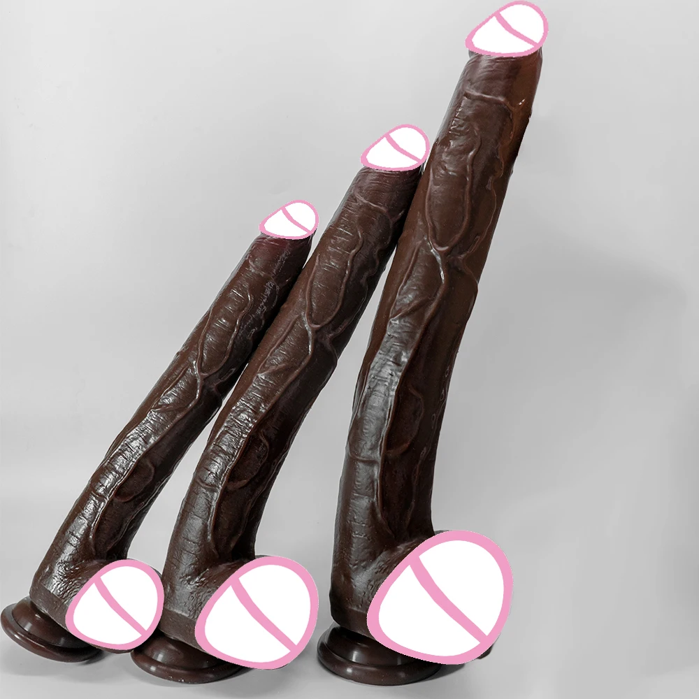 Consolador largo enorme súper largo, consolador grande, dilatador Anal vaginal, Juguetes sexuales para mujeres/hombres, tapón Anal, Faloimetor para mujeres, Sex shop
