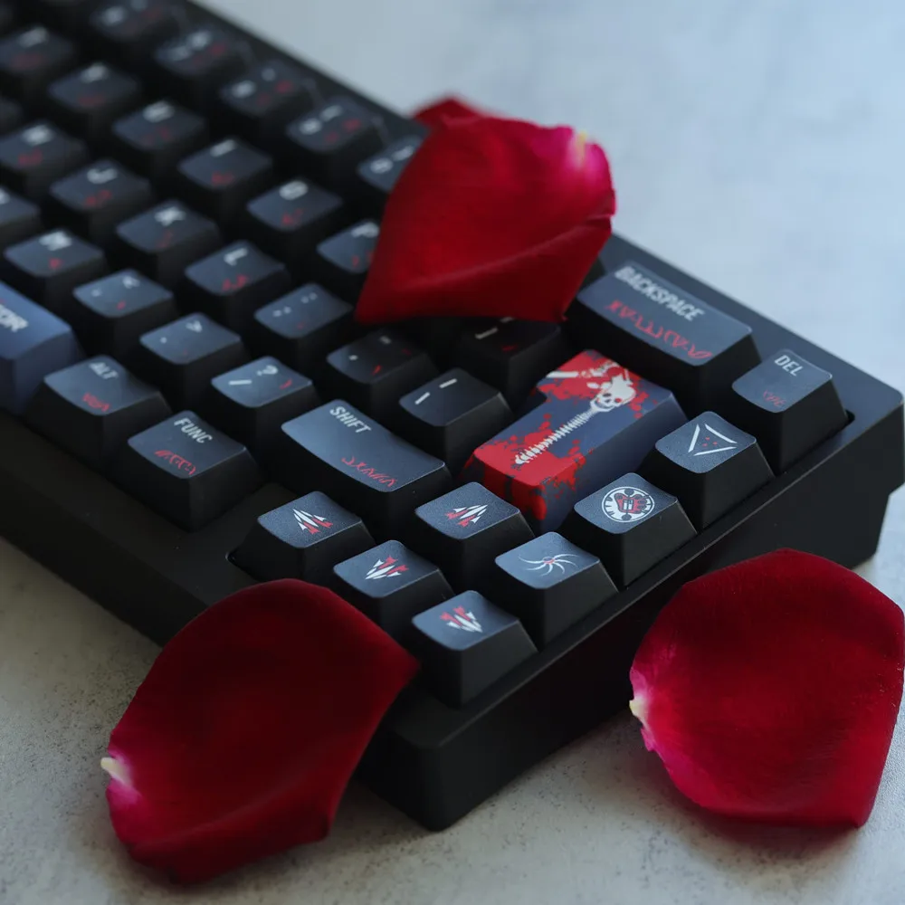 Imagem -06 - Predator Keycap para Teclado Mecânico Cereja Perfil 140 Chaves Dye Subbed Pbt Keycaps para Interruptores mx Gh60 Gk61 64 75 84 87 104 108