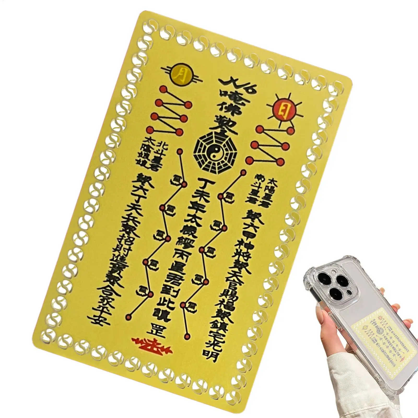 Tai Sui Protection Charm Metal Slim 2027 Portable Charm Bring Luck Blessing New Year Tai Sui Home Decor For Harmony Prosperity