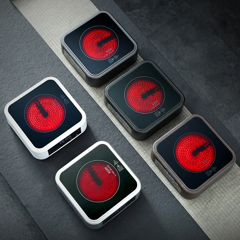 Fogão Cerâmico Elétrico, Aquecedor Inteligente, Fogão De Chá, Placa Quente, Fornalha De Aquecimento, Mini Tea Maker, Caldeira De Água, 220V, 1500W