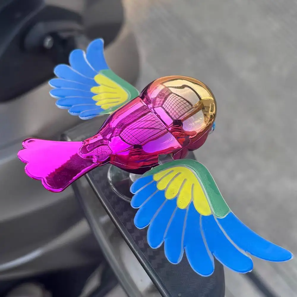 Flying Bird Car Accessories Decoration with Strong Adhesive Base, Universal Holder for Car Covers, Motorcycles and Helmets 4