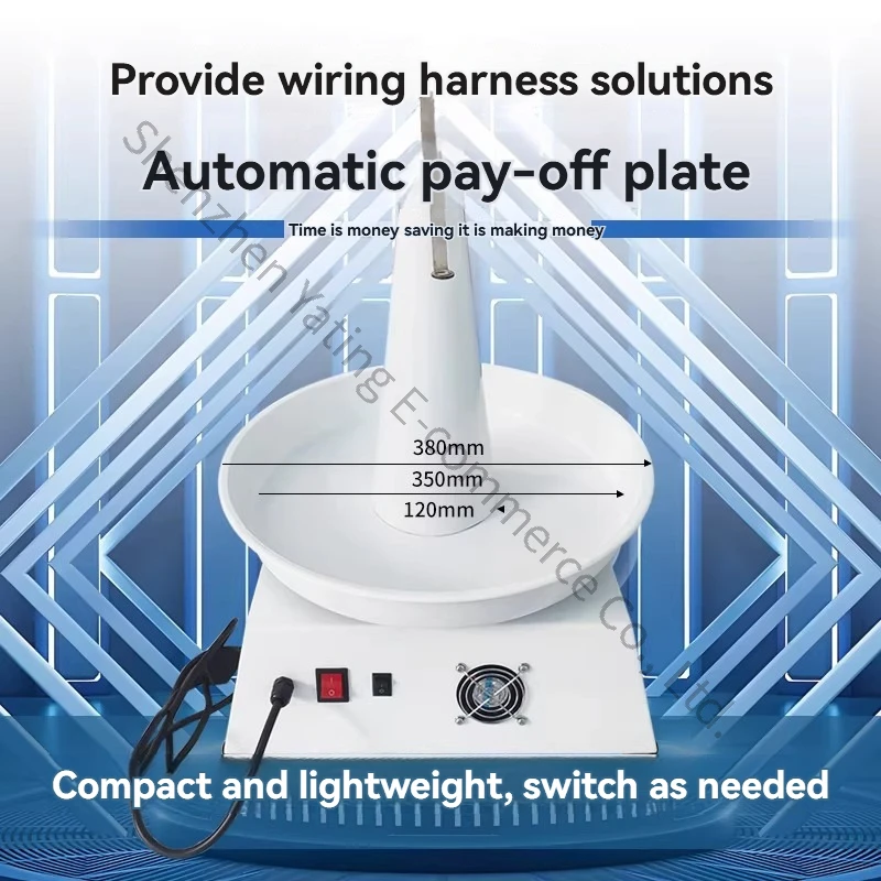 Pay-off Machine Disc  Small Electric Wire Feeding Artifact Optical Cable Induction Brake Pay-off Frame Automatic