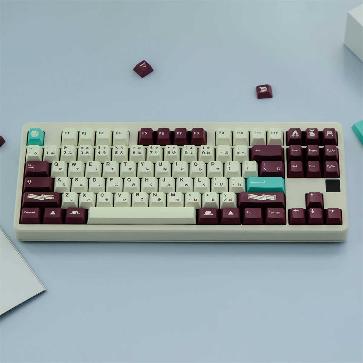 

129 Keys/set GMK Yuru Keycaps PBT Dye Subbed Key Caps Cherry Profile Keycap For Keychron Q2 65% 75% Anne GH60 GK64 Poker