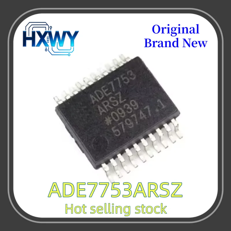 (3/20 pieces) ADE7753ARSZ ADE7753 SSOP20 Energy Metering Chip New Electronic Parts Fast Delivery High Quality In Stock