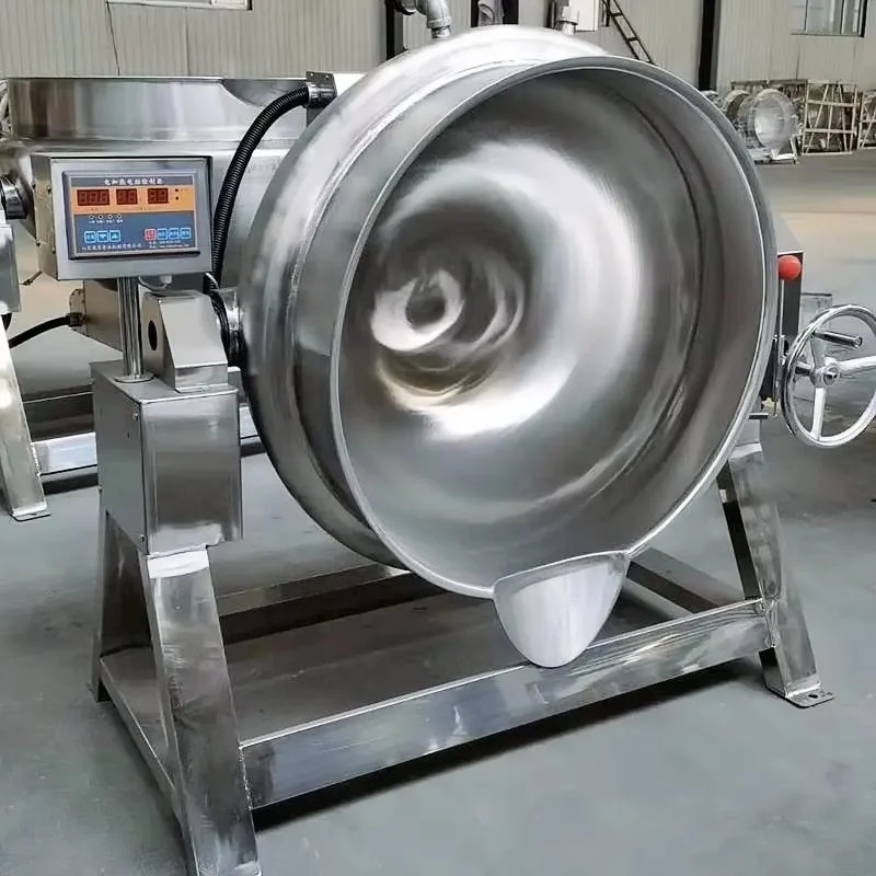 Customized Electric & Steam Heated Jacketed Kettle Food Sauce Mixer Cooking Pot for Mayonnaise Ketchup Fruit Jam