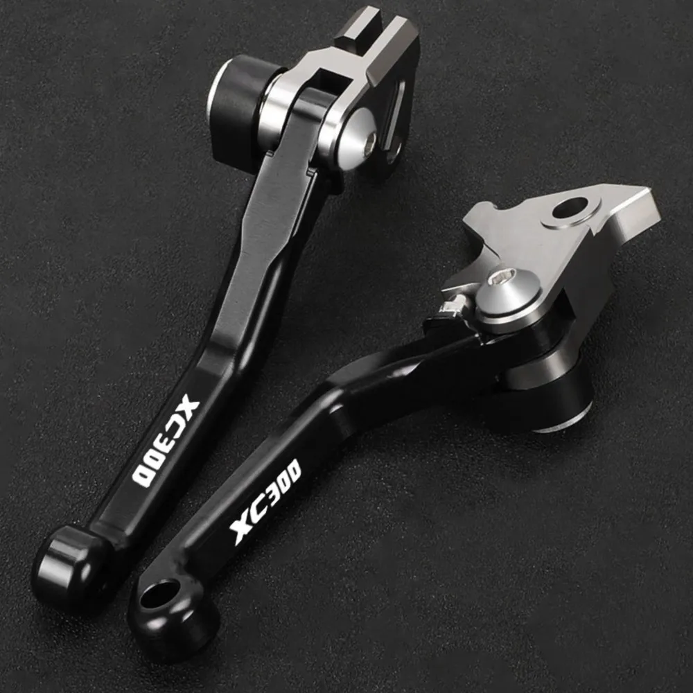 

Motocross Aluminum Alloy Folding Pivot Brake Clutch Levers Handle For Gas Gas XC300 GasGas XC 300 2018 2019 Off-Road Pit Bike