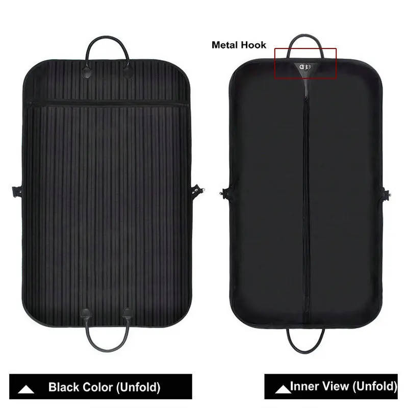 Fashion Striped Garment Bag Travel Suit Carrier Bag For Men Waterproof Travel Suit Bag Free Shipping