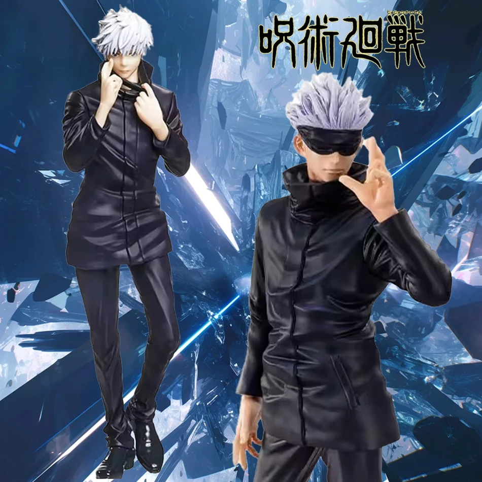 Figurka anime Jujutsu Kaisen Satoru Gojo 21 cm, model zabawka, prezent kolekcjonerski, figurka akcji Itadori Yuji, PVC