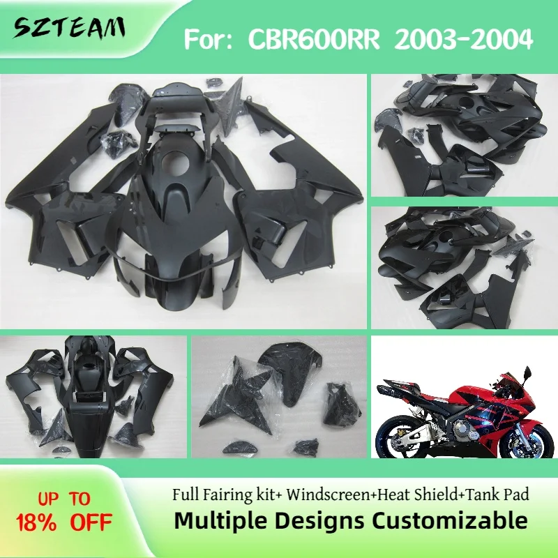 

Motorcycle Fairing Kit for HONDA CBR600RR 2003 2004 Aftermarket Bodywork Fairings ABS Injection Molding CBR600RR 03 04