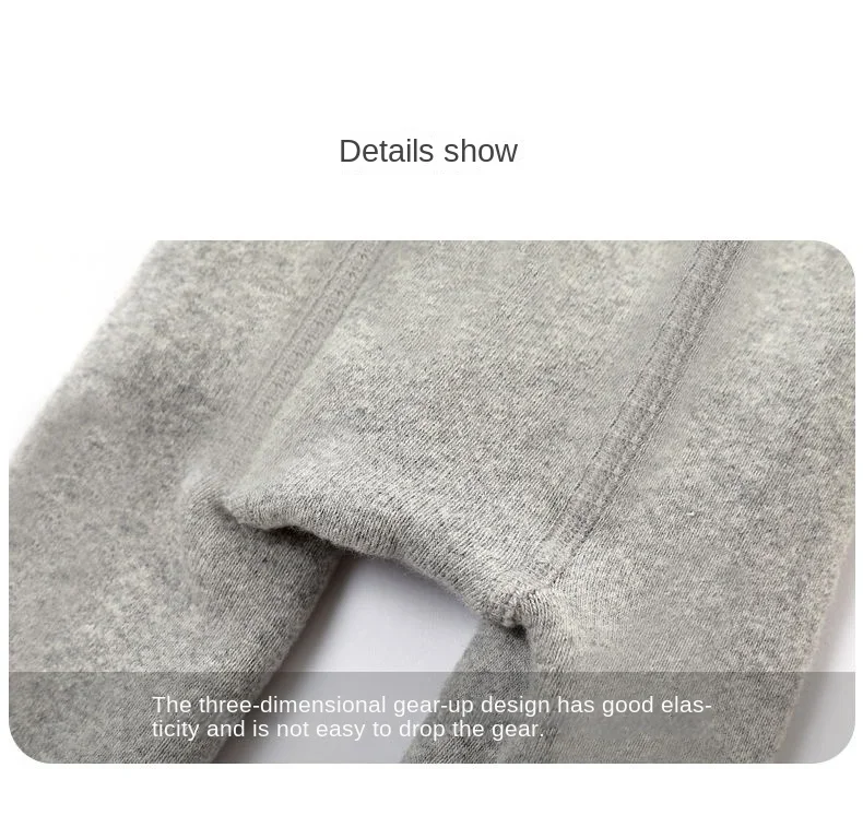 Baby Strumpfhosen Winter Herbst einfarbig weiche Baumwolle dicke warme Baby Strumpfhosen Neugeborene Kleinkind enge Jungen Mädchen Strumpfhosen Kleidung – Detail 4