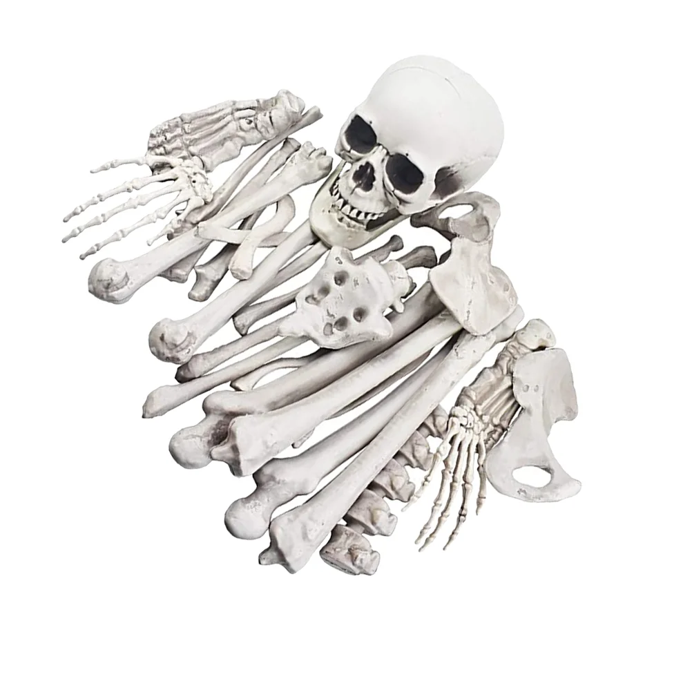 

Halloween Photo Props 28 Pieces Bones Plastic Decoration Decorate Haunted House