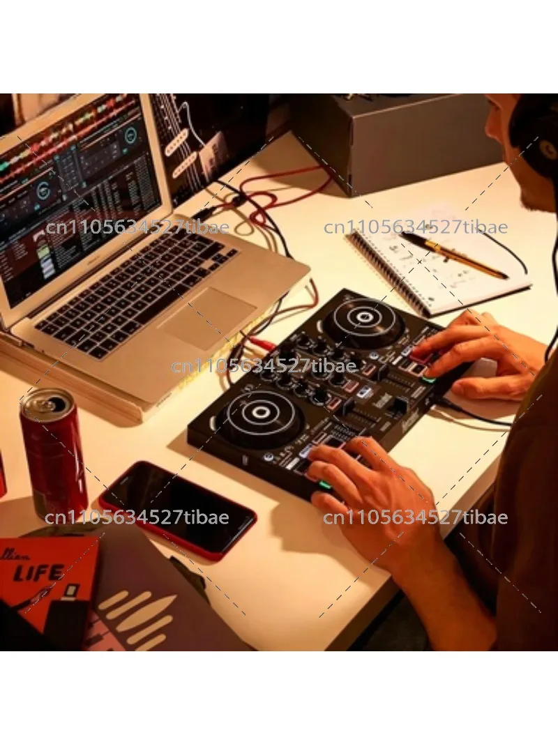 Portable Digital DJ Controller, Small Disc Player for Live Performance