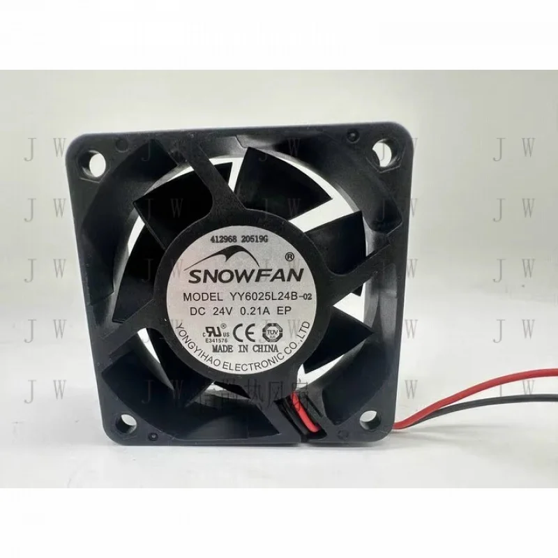 DDW   1PCS for SNOWFAN YY6025L24B DC24V 0.21A 6CM 2-Wire Variable Frequency Drive Fan