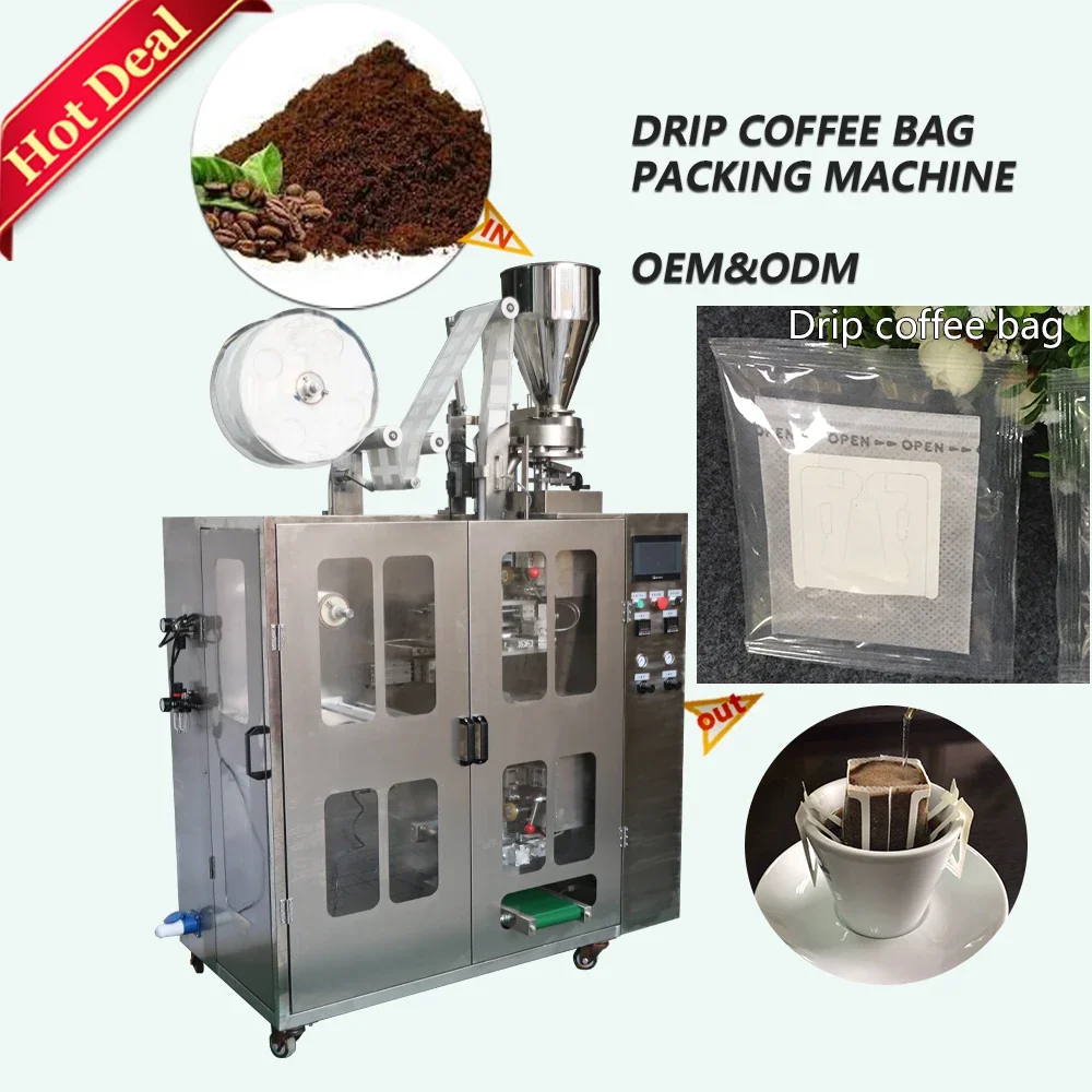 Drip Coffee Filling Sealing Machine Ultrasonic Seal Cold Brewing Automatic Coffee Packaging Machine