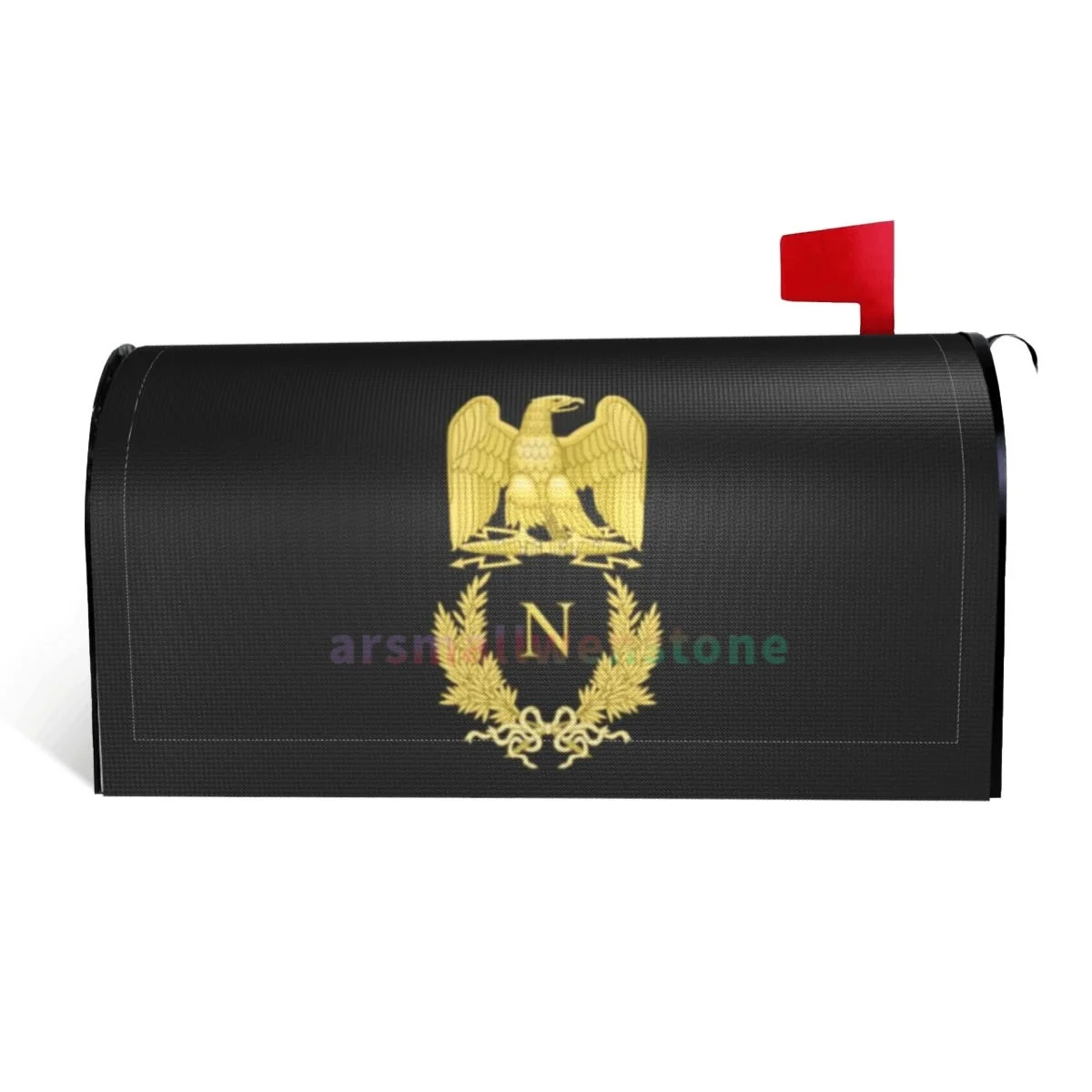 Emblem-Of-Napoleon-Bonaparte Mailbox Cover Wrap Standard Size Welcome Home Garden Outdoor Decoration Post Letter Box Cover