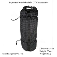UHMWPE Storage Bag Dyneema Blended Fabrics UTX Accessories Sundries Bag Outdoor Hiking Camping Equipment for Tent/Sleeping Bags