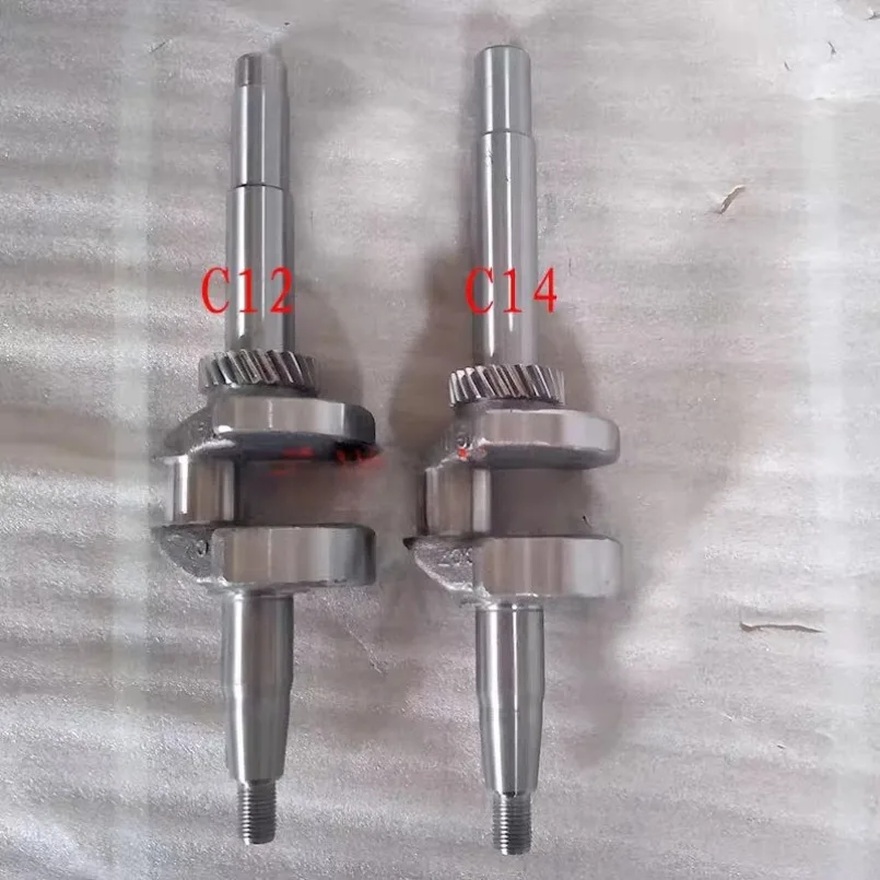 Crankshaft C12 / C14 For Honda GXV160 / GX 160 5.5HP Engine motor Lawn Mower Crank Shaft Main Shaft Replacement