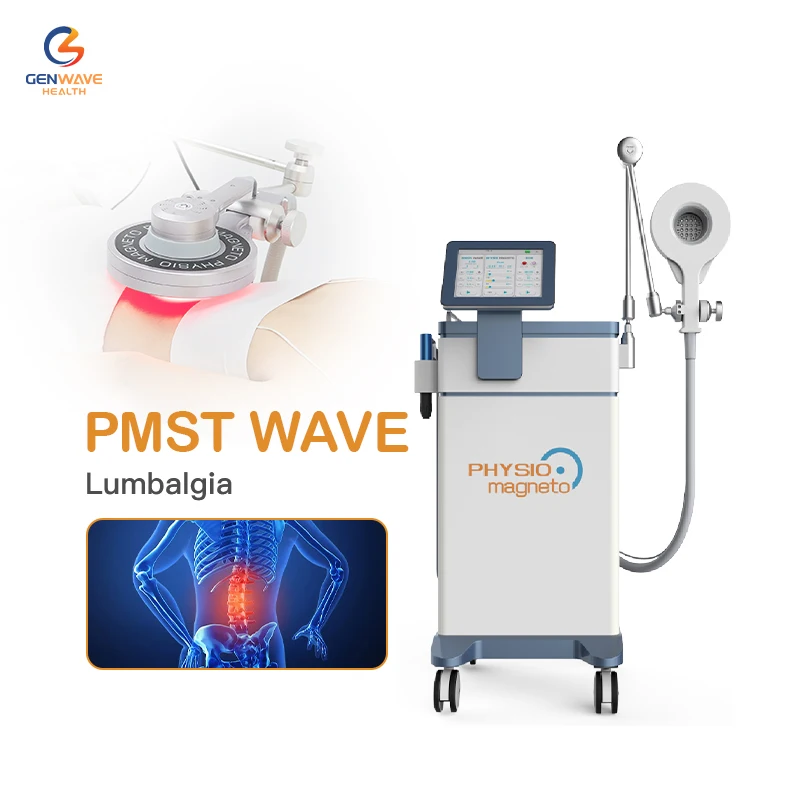 Physiotherapy Equipment PMST WAVE Magnetic Therapy Combine Shockwave and NIR for Rehabilitation Therapy